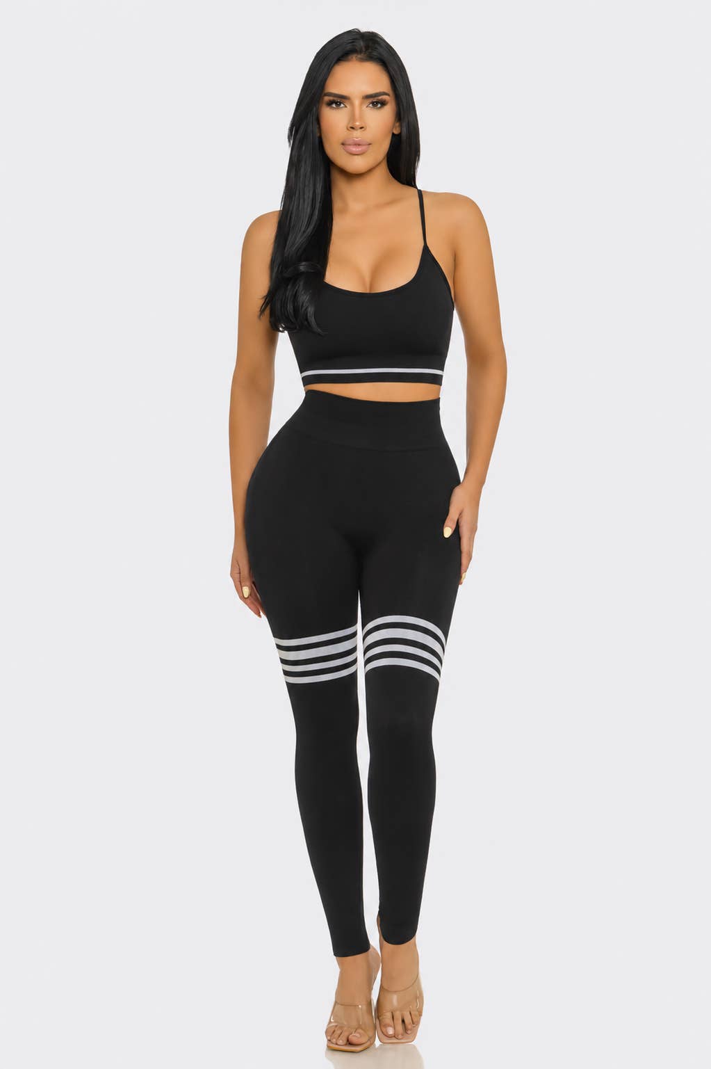 Seamless Sport Bra Top And Leggings Sports Set
