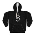 Black Fits Pullover Hoodie — Bold Graphic All-Over Print Streetwear