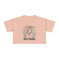 Crop Tee — "Bare Beauty" Minimalist Graphic Crop Top