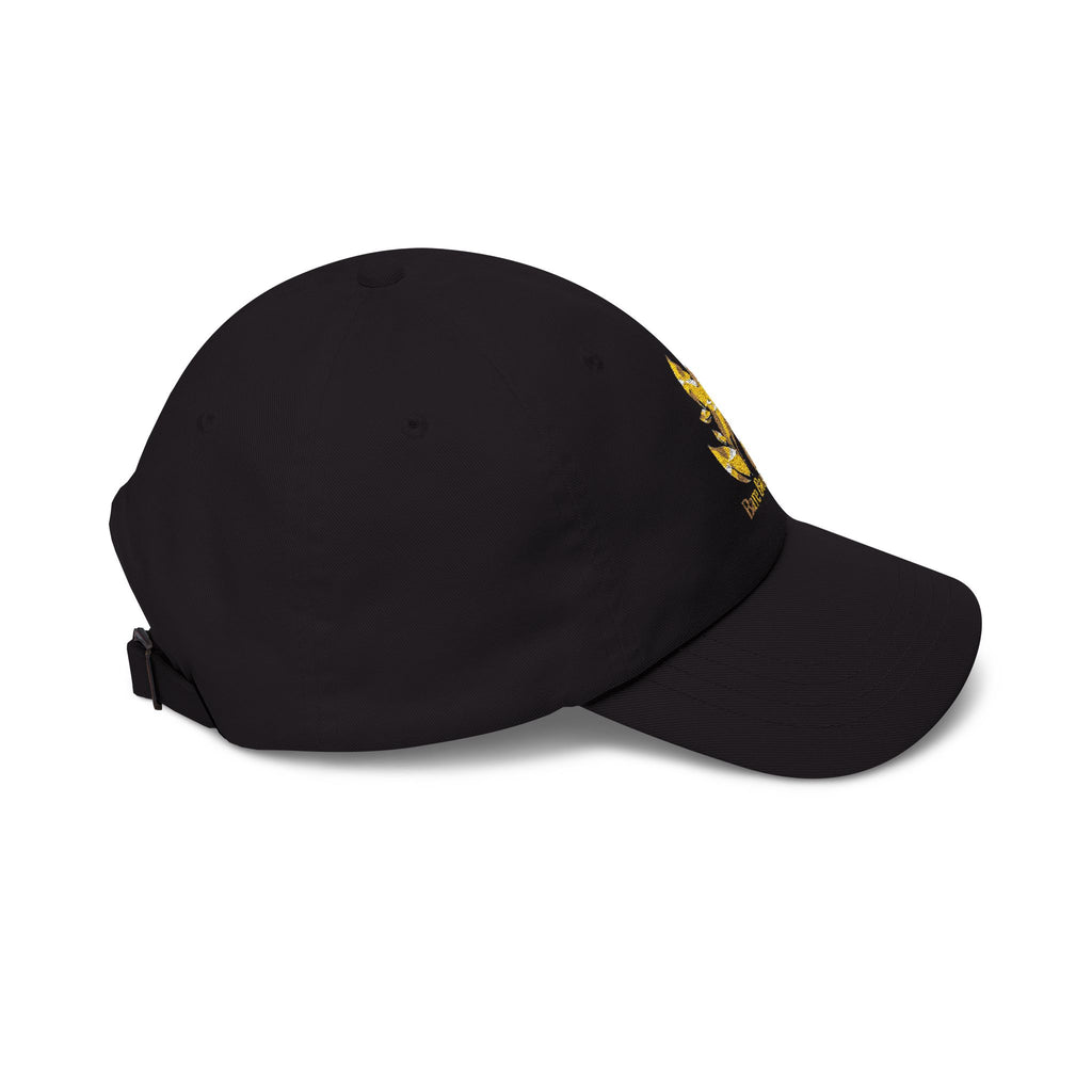 Dad Cap — Gold Foil “Bare Beauty” Floral Logo Baseball Hat