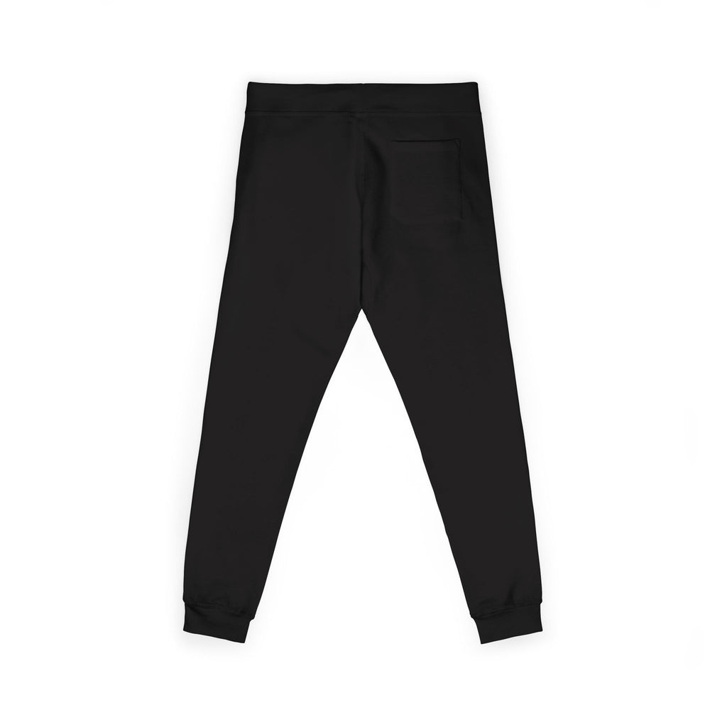 Embroidered Cozy Fleece Sweatpants — Minimal Script Design