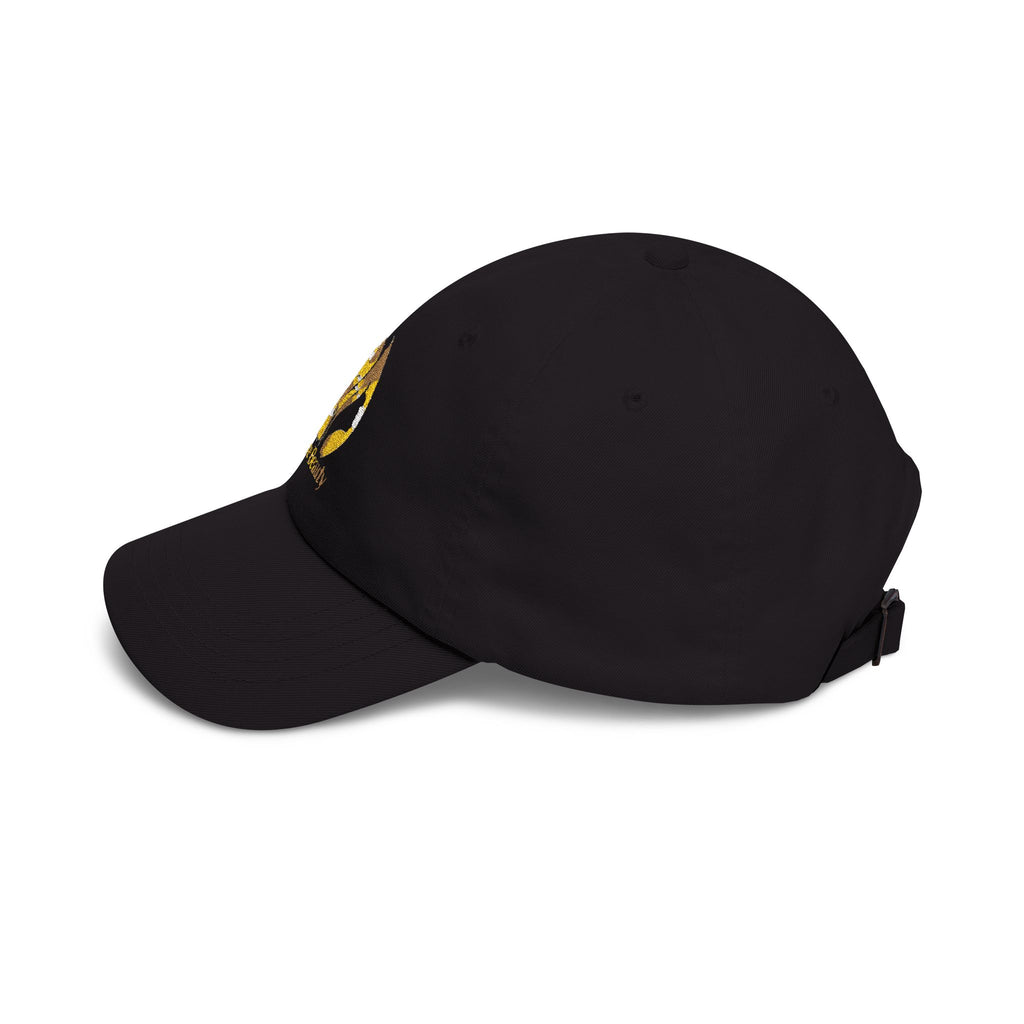 Dad Cap — Gold Foil “Bare Beauty” Floral Logo Baseball Hat