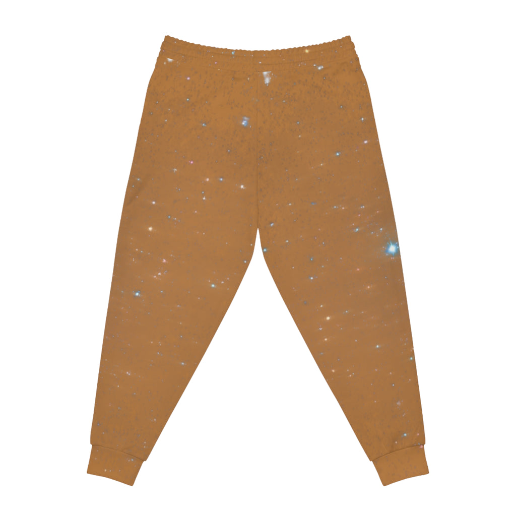 Copy of Yellow Striped Athletic Joggers with Fox Graphic – Cozy Casual Sweatpants