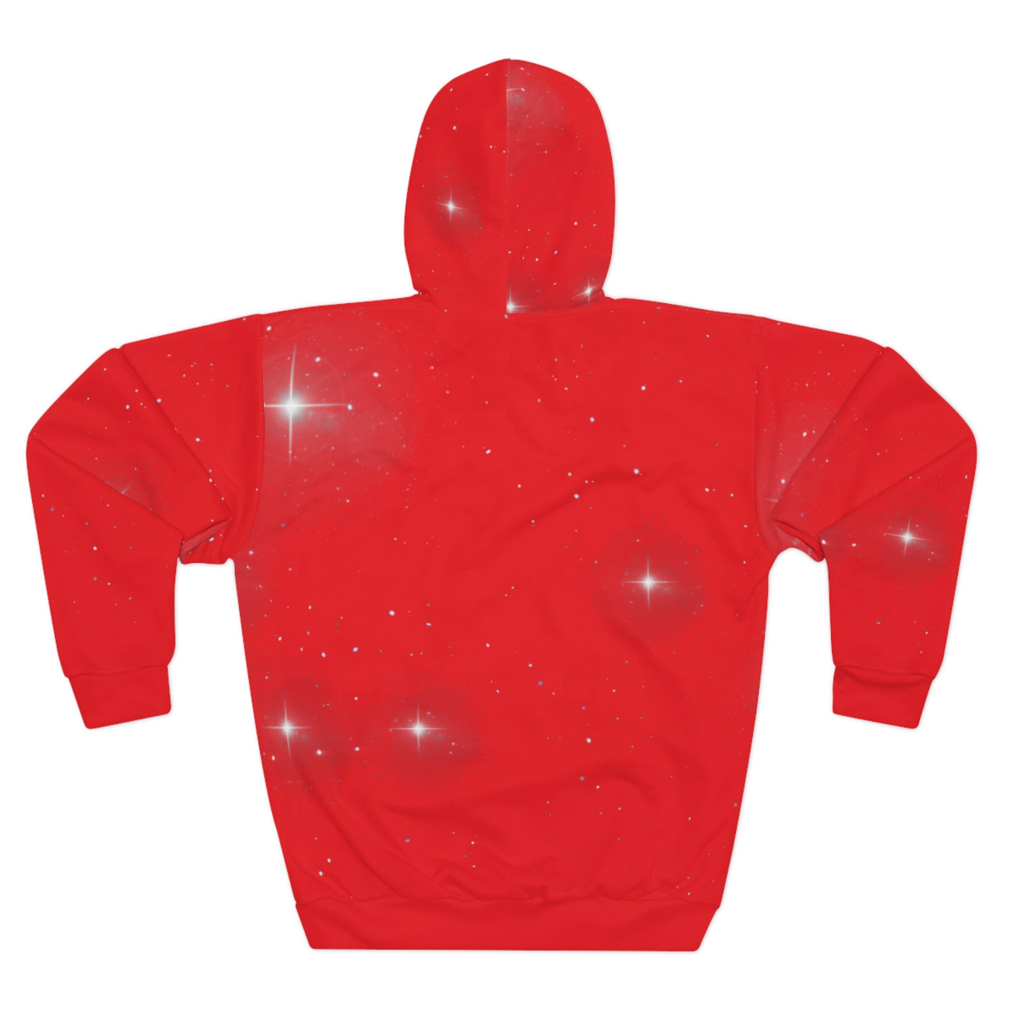 Red 'LOVE' Angel Wings Hoodie — Sparkle Graphic Pullover