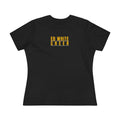 Ed White Cheer Women's Cotton Tee – Minimal Cheer Team Shirt