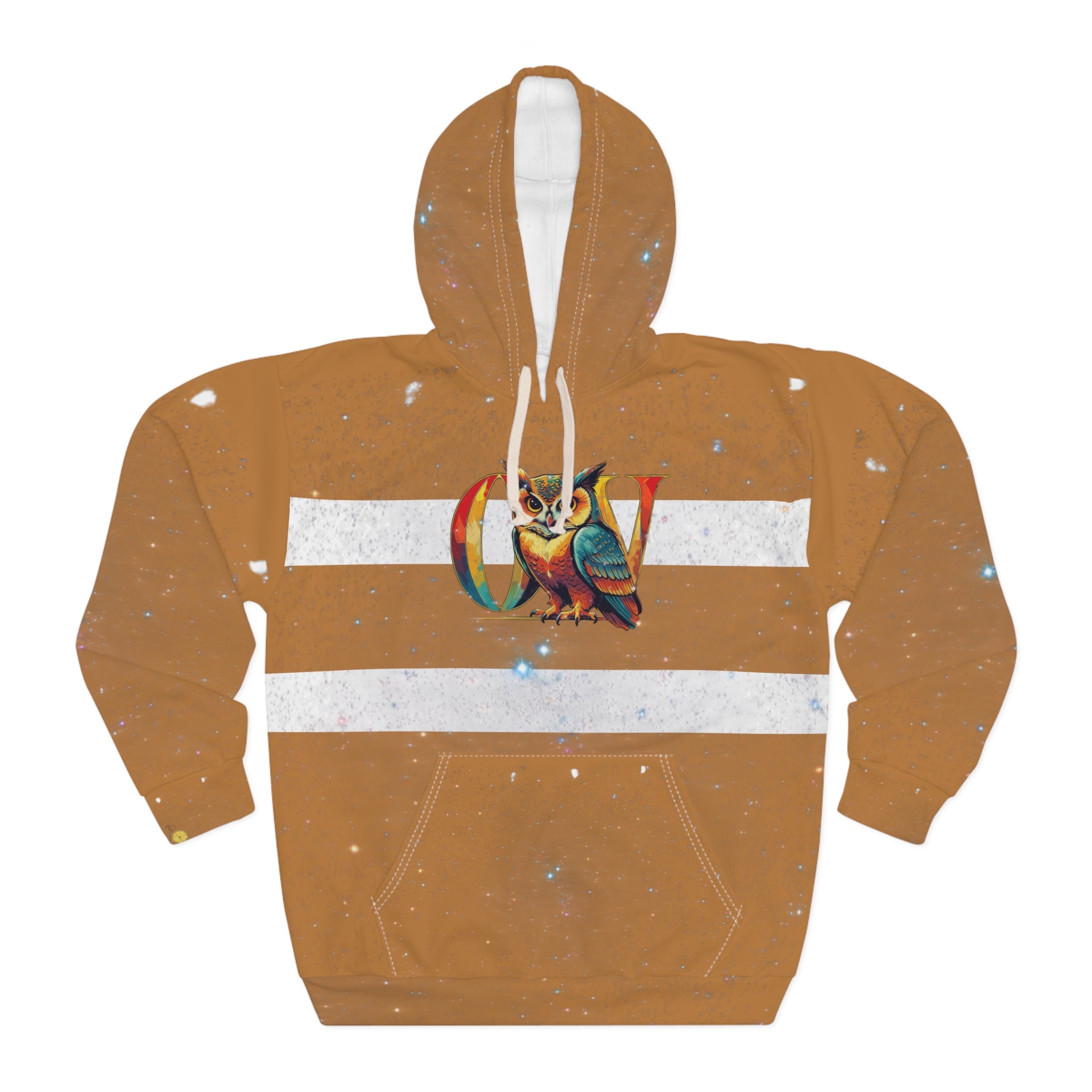 Copy of Owl Love Pullover Hoodie - Colorful Owl with 'Love' Graphic