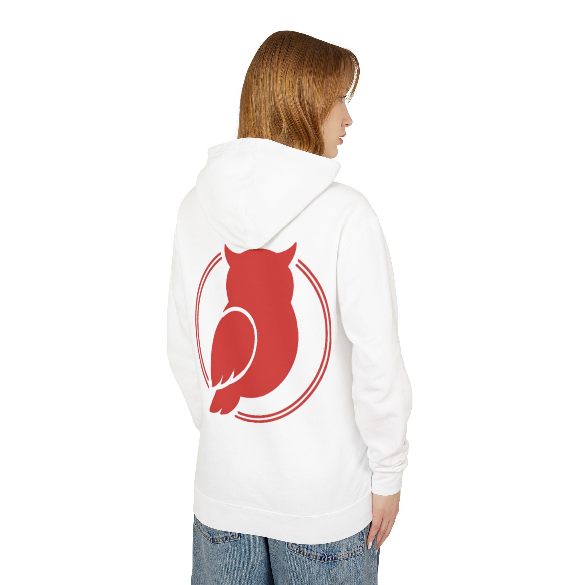 Owl's Rule Logo Hoodie — Minimal Owl Graphic Pullover