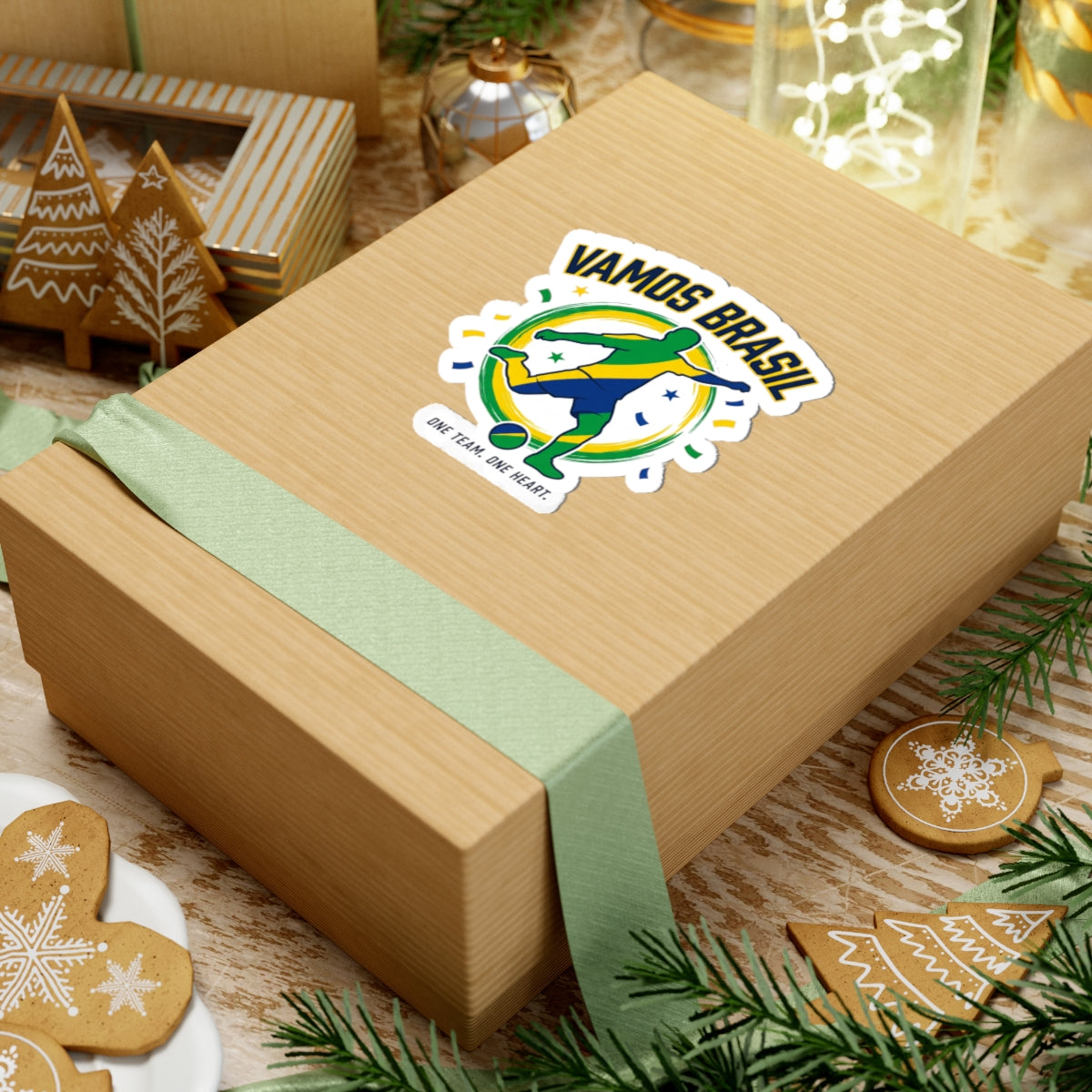 Vamos Brasil Soccer Sticker | Country Pride, Retro Soccer Supporters