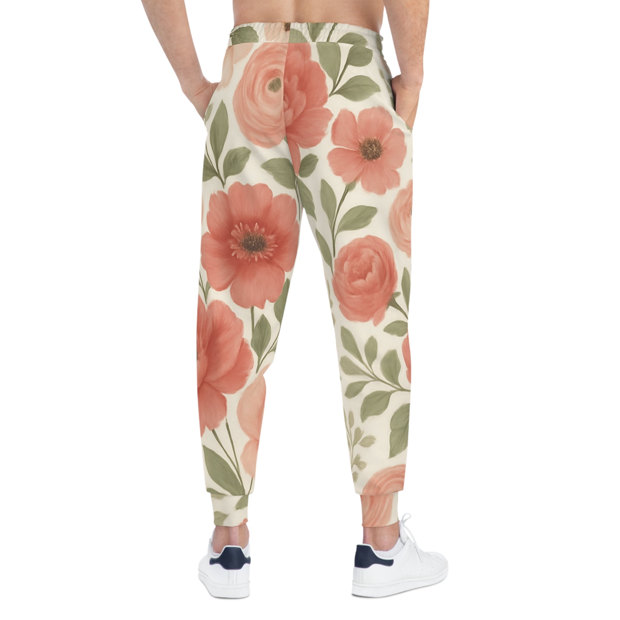 Floral Athletic Joggers - Comfortable & Stylish Workout Pants for Active Living