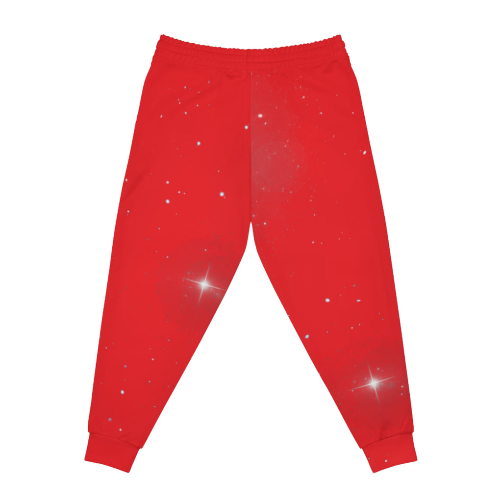 Red Starry Joggers — Sparkle Athletic Jogger Pants