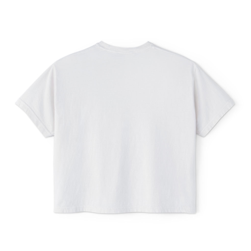 Owl Squad Graphic Tee — Retro Orange Owl Boxy Shirt