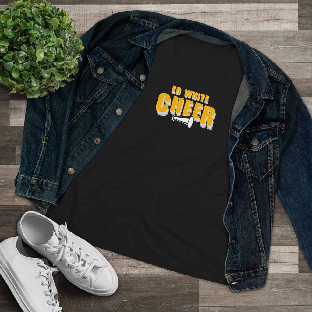 Cheer Megaphone Graphic Women's Cotton Tee