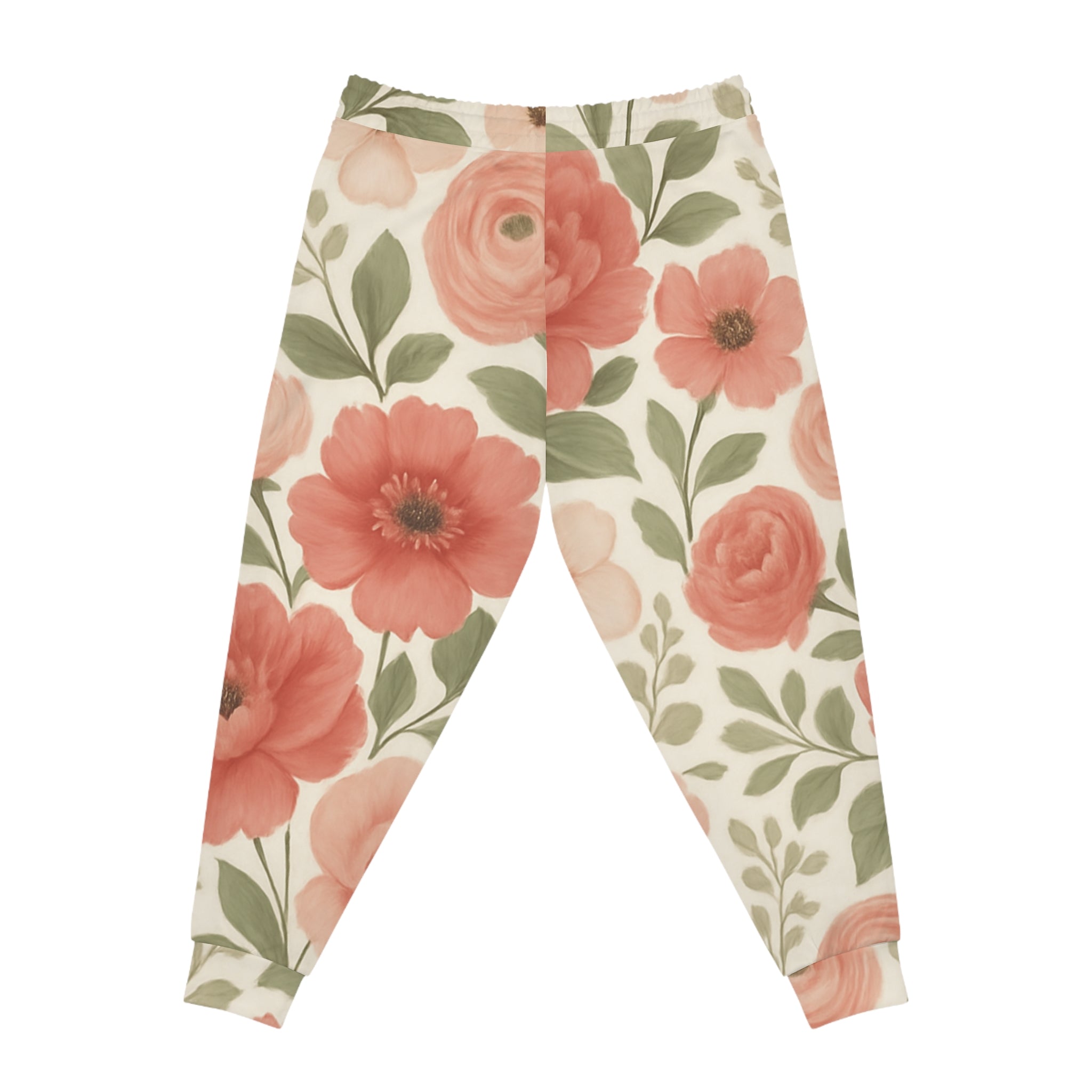 Floral Athletic Joggers - Comfortable & Stylish Workout Pants for Active Living