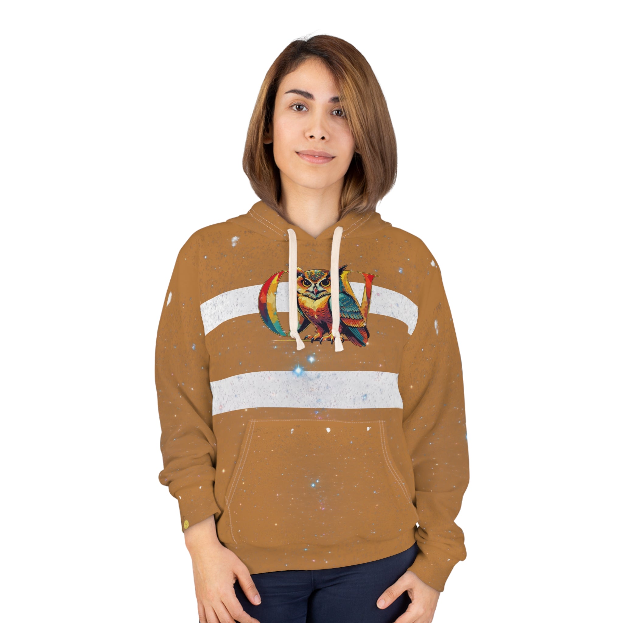 Copy of Owl Love Pullover Hoodie - Colorful Owl with 'Love' Graphic