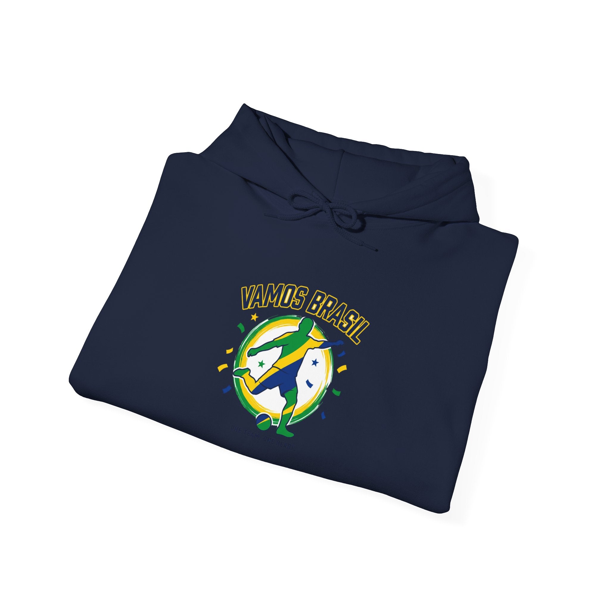 Vamos Brasil Hoodie | Brazil Country Pride, Retro Soccer Championship