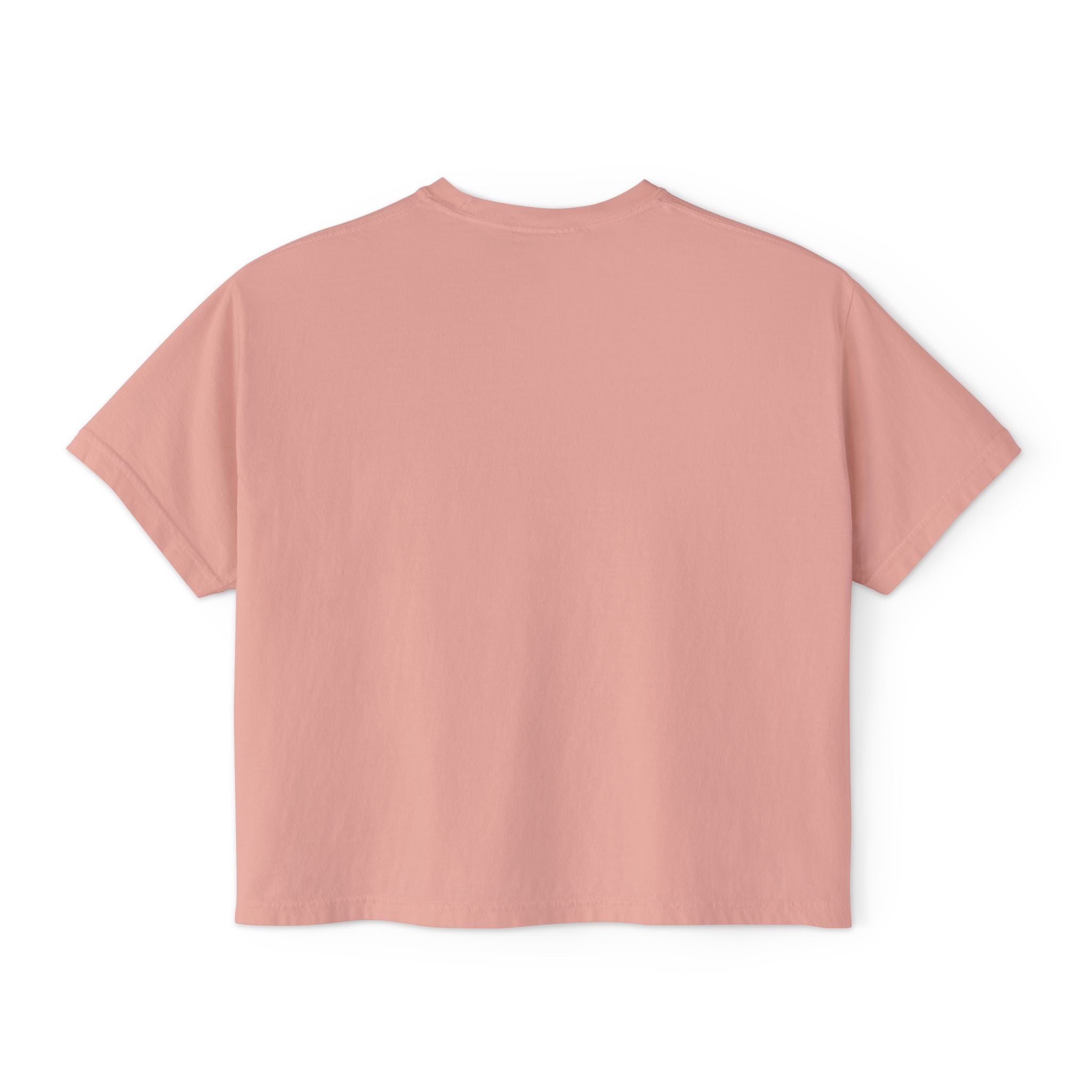 Owl Squad Graphic Tee — Retro Orange Owl Boxy Shirt