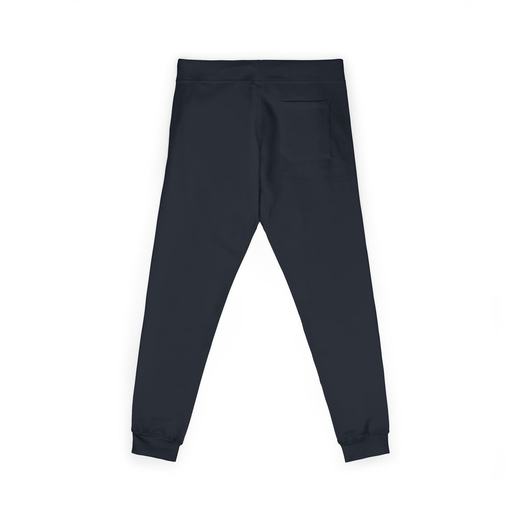 Embroidered Cozy Fleece Sweatpants — Minimal Script Design