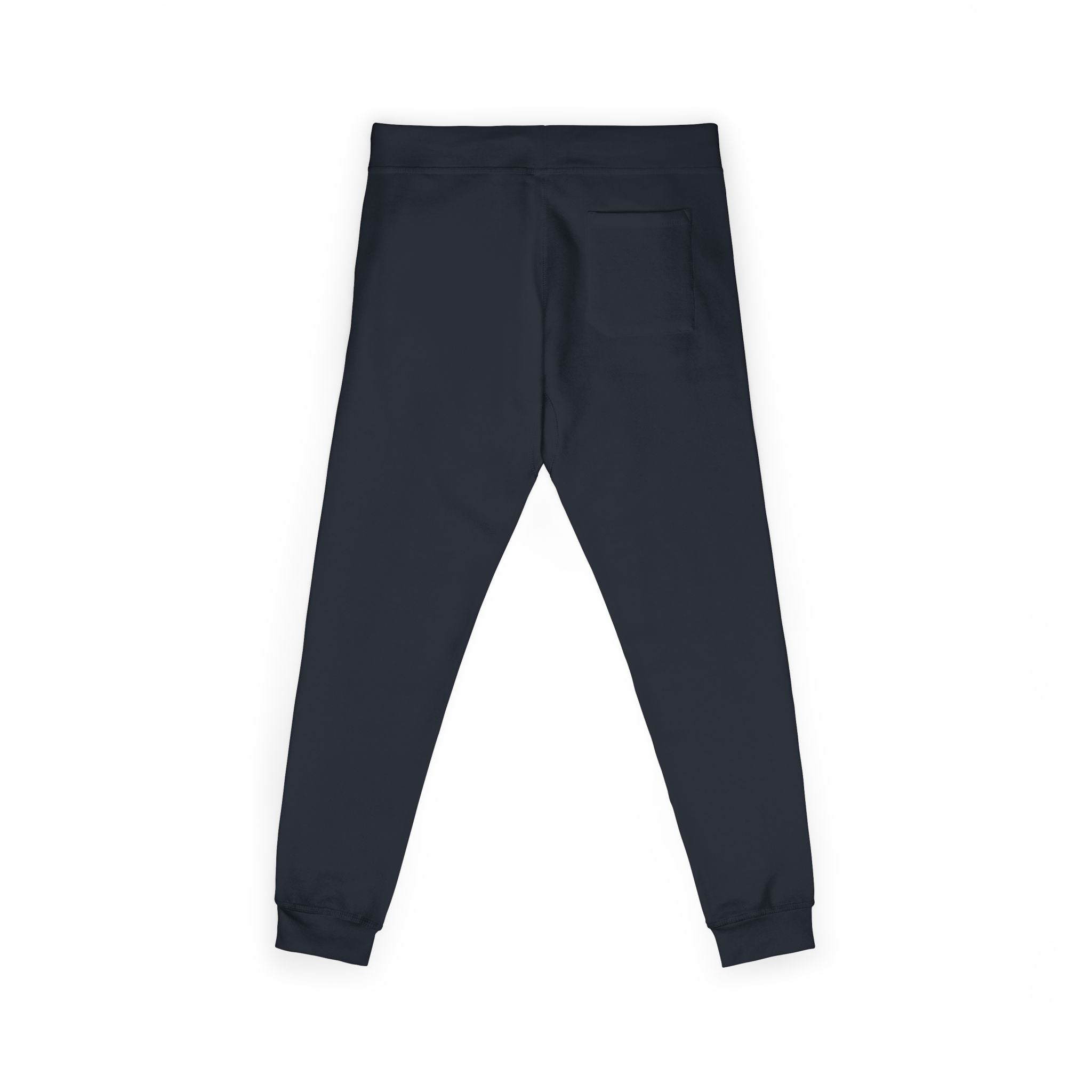 Embroidered Cozy Fleece Sweatpants — Minimal Script Design