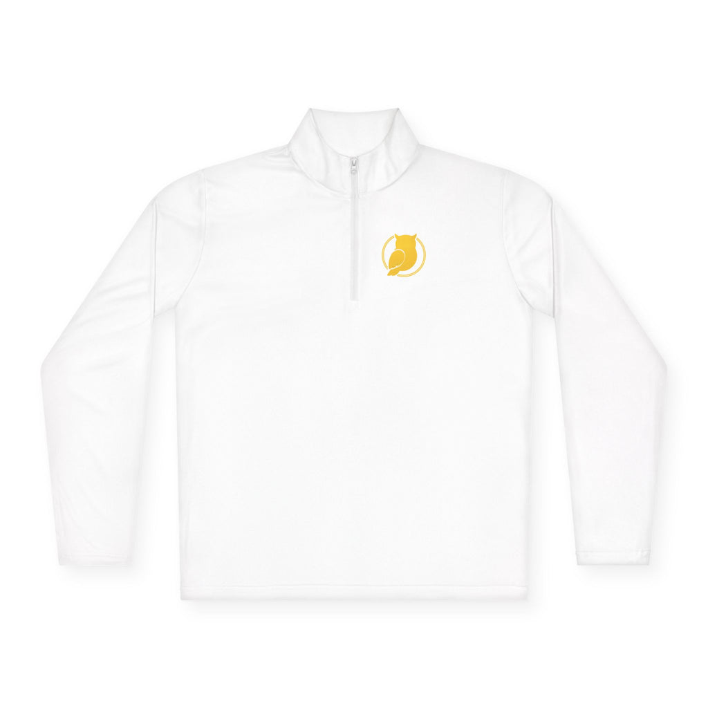 Yellow Cat Emblem Quarter-Zip Pullover