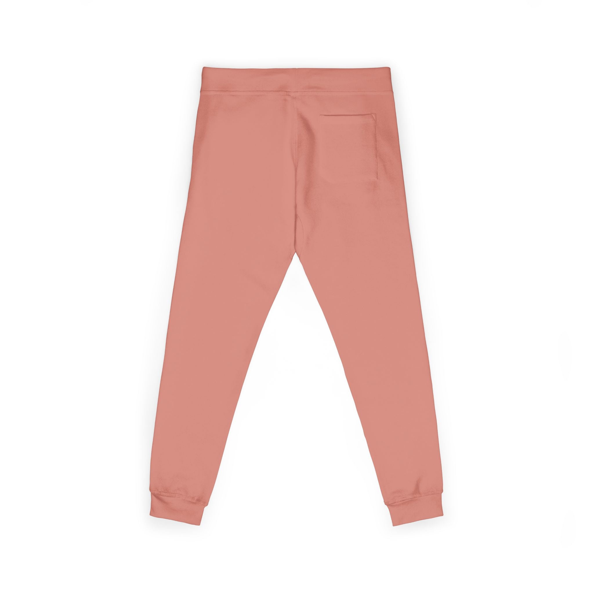 Embroidered Cozy Fleece Sweatpants — Minimal Script Design