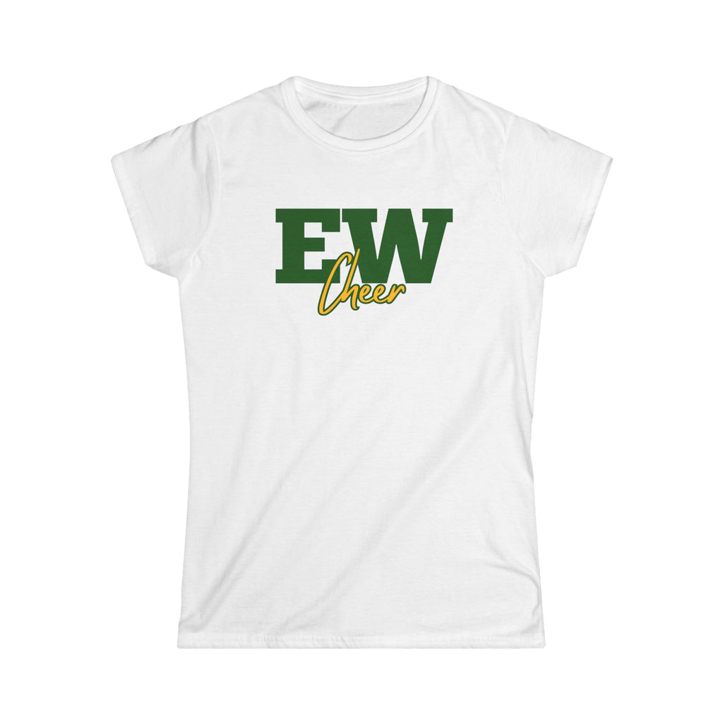 EW Cheer Women's T-Shirt — Green & Gold Team Spirit Tee