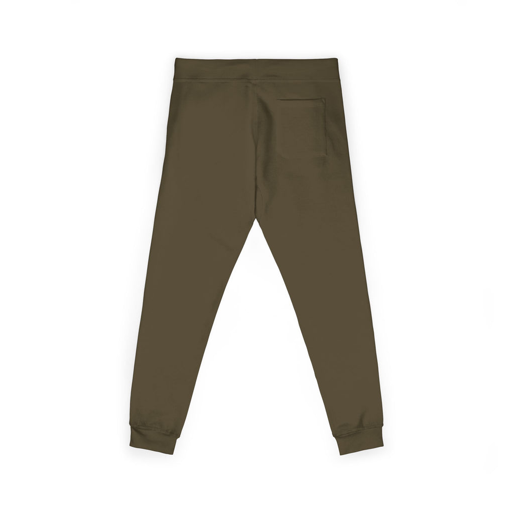 Embroidered Cozy Fleece Sweatpants — Minimal Script Design