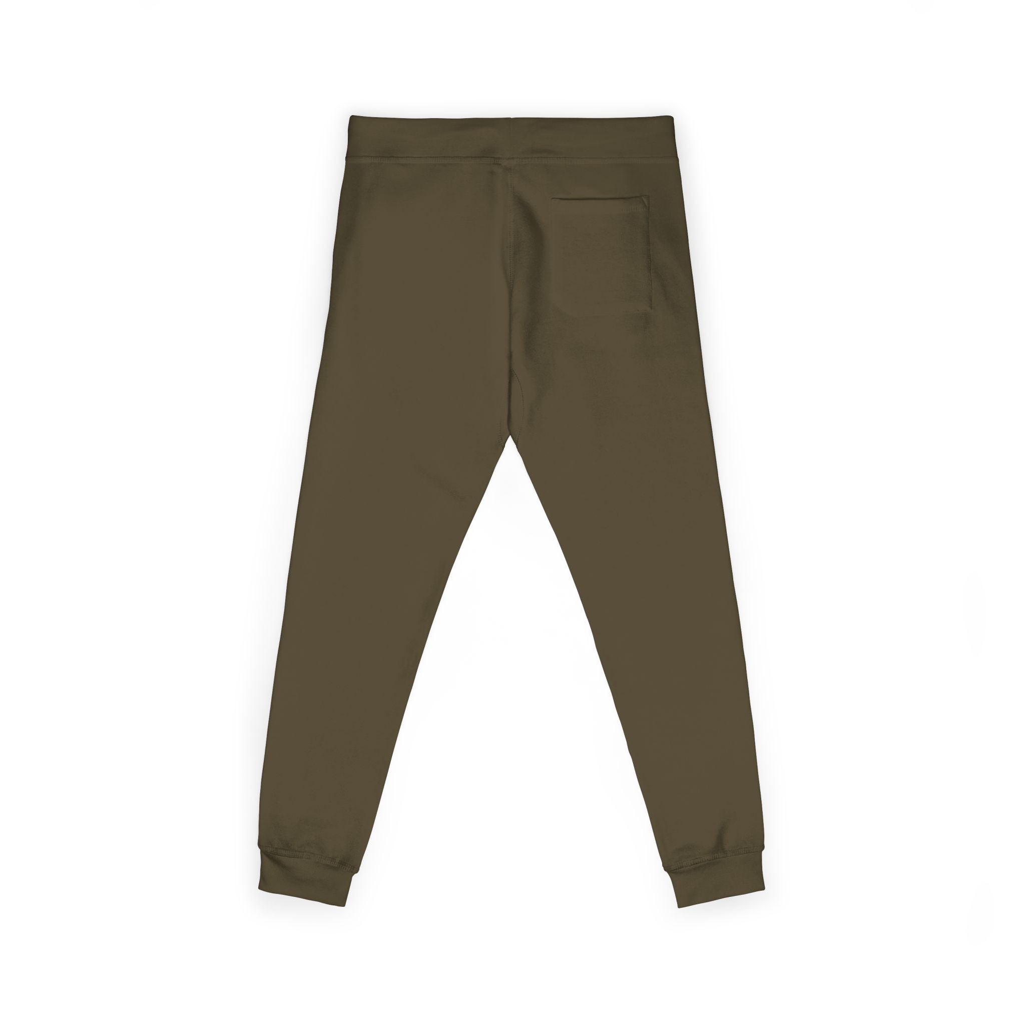 Embroidered Cozy Fleece Sweatpants — Minimal Script Design