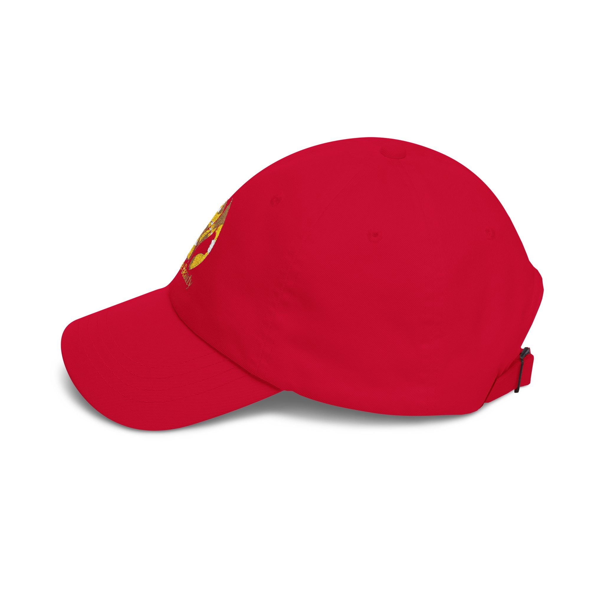 Dad Cap — Gold Foil “Bare Beauty” Floral Logo Baseball Hat