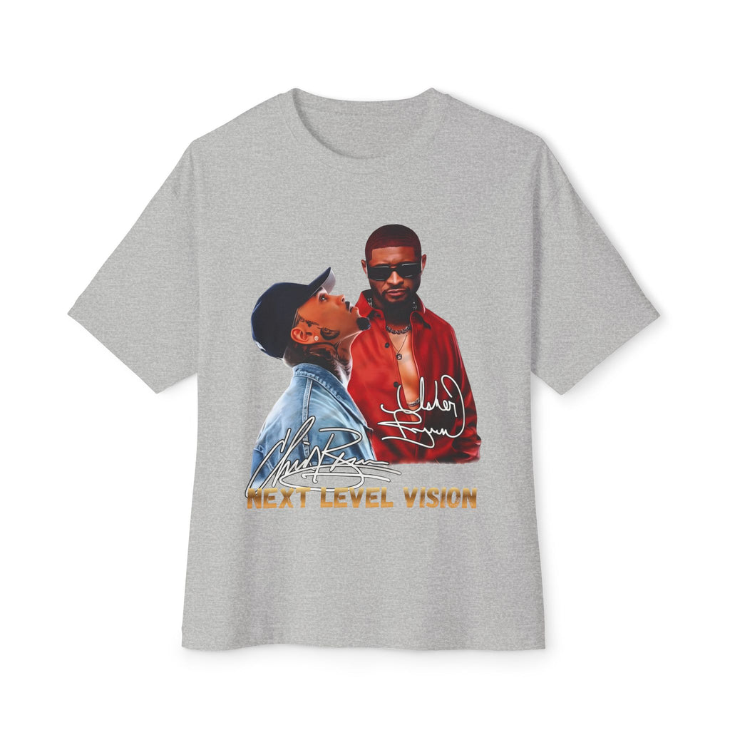 Next Level Vision Tee — Graphic Boxy T-Shirt with Signed Artist Portraits