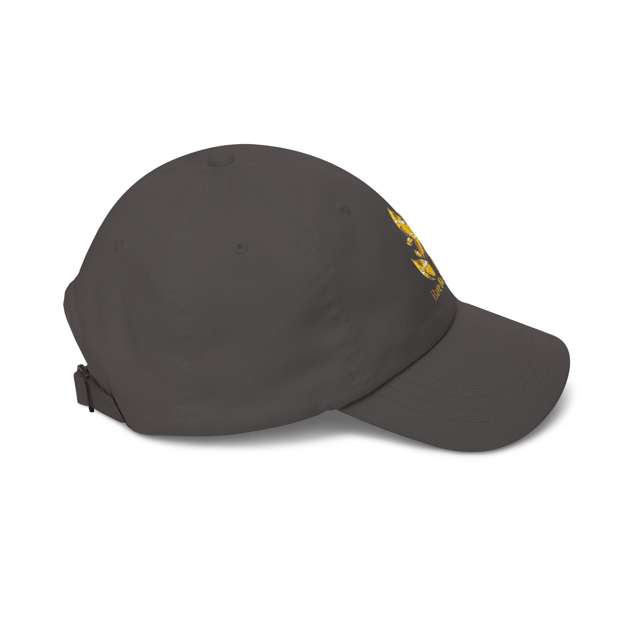 Dad Cap — Gold Foil “Bare Beauty” Floral Logo Baseball Hat
