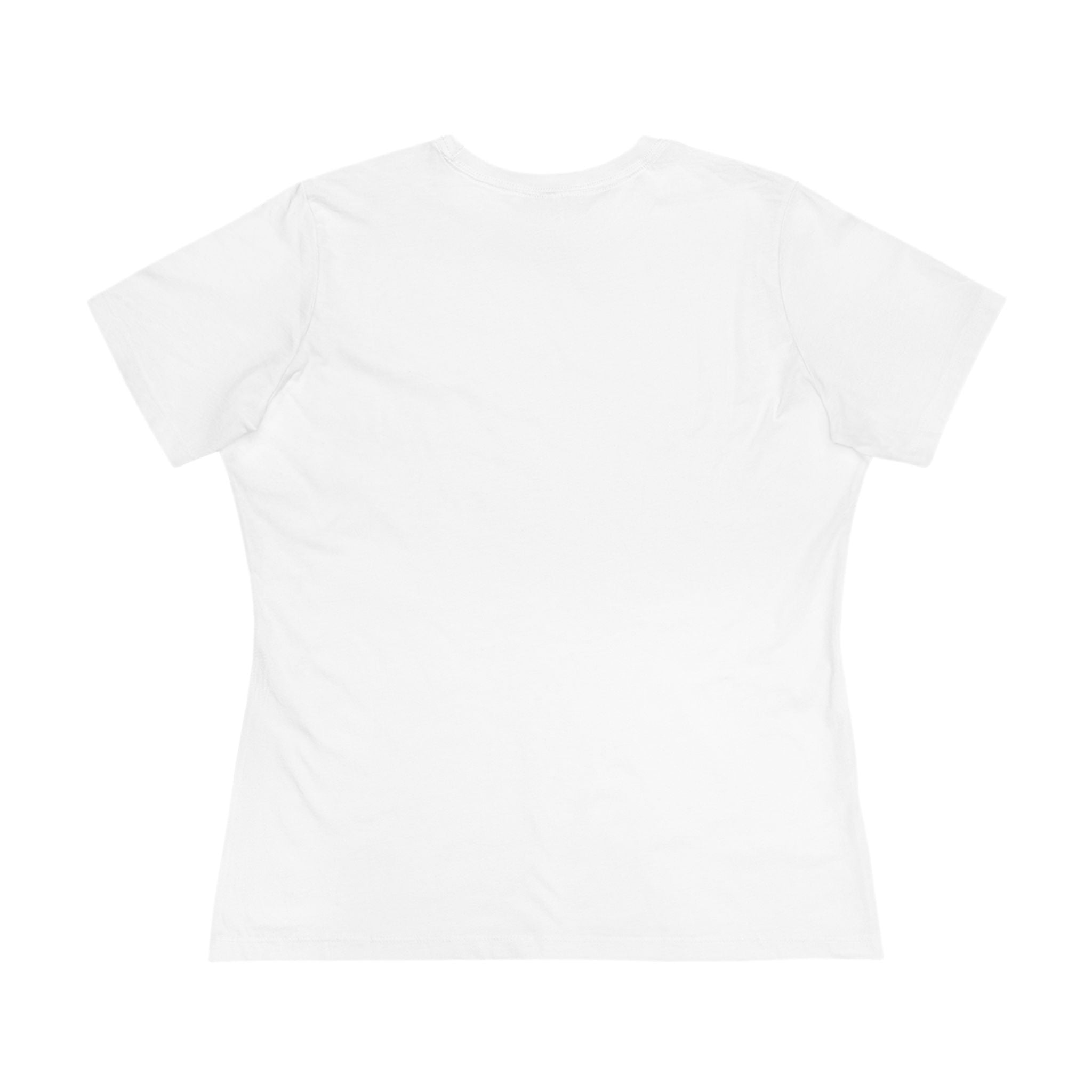 Ed White Cheer Women's Cotton Tee – Minimal Cheer Team Shirt