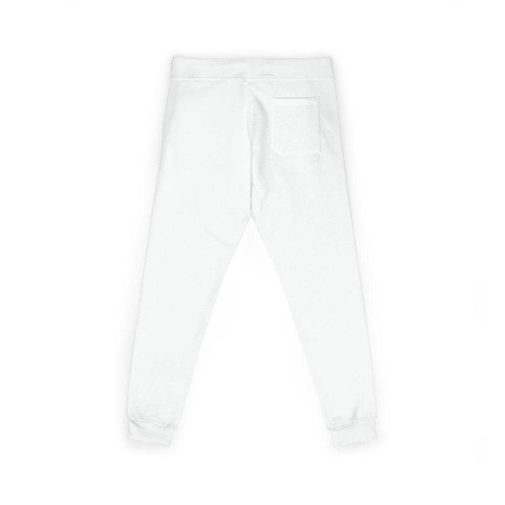 Embroidered Cozy Fleece Sweatpants — Minimal Script Design