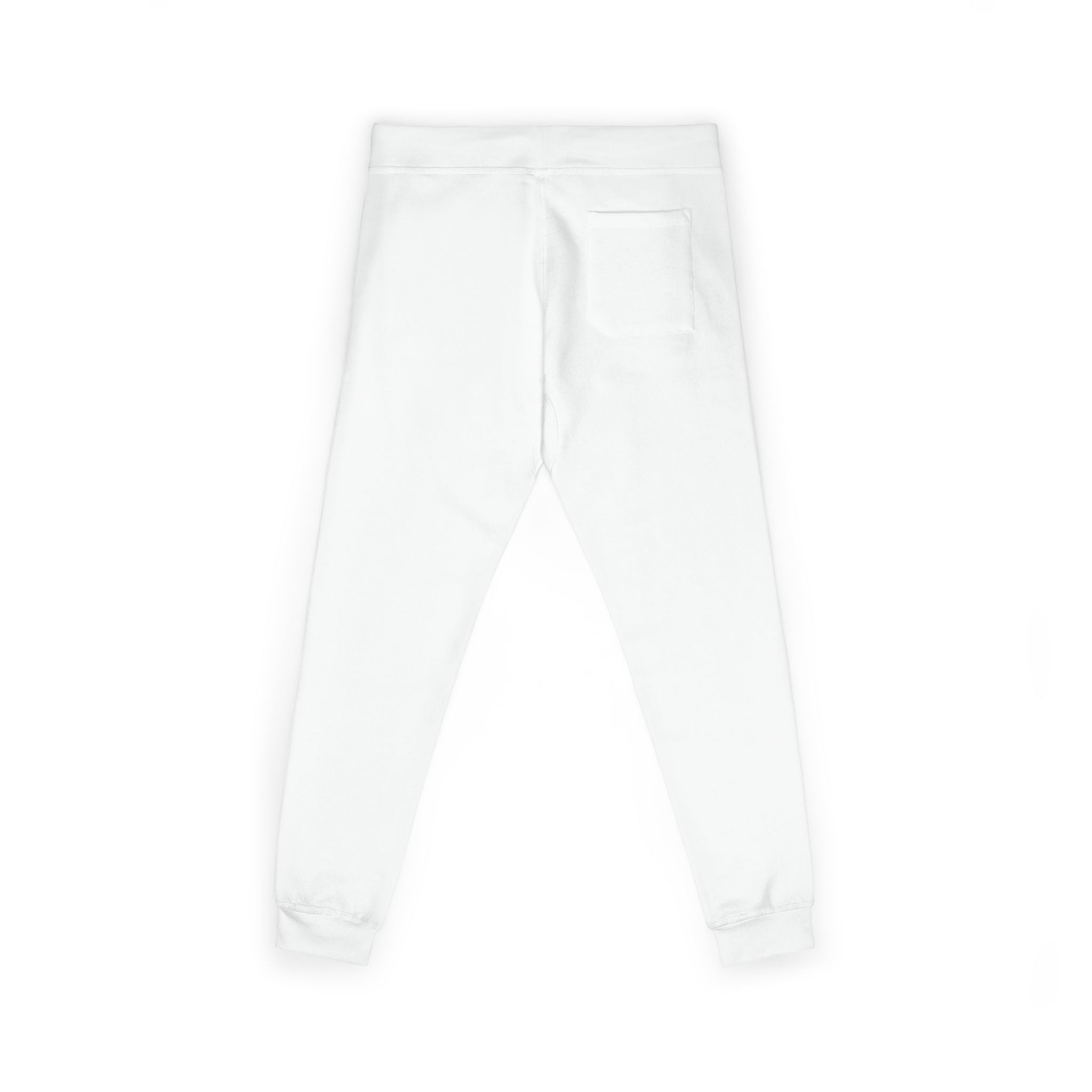 Embroidered Cozy Fleece Sweatpants — Minimal Script Design