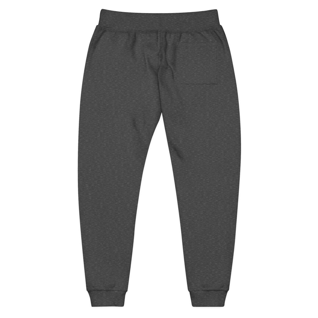 Embroidered Cozy Fleece Sweatpants — Minimal Script Design