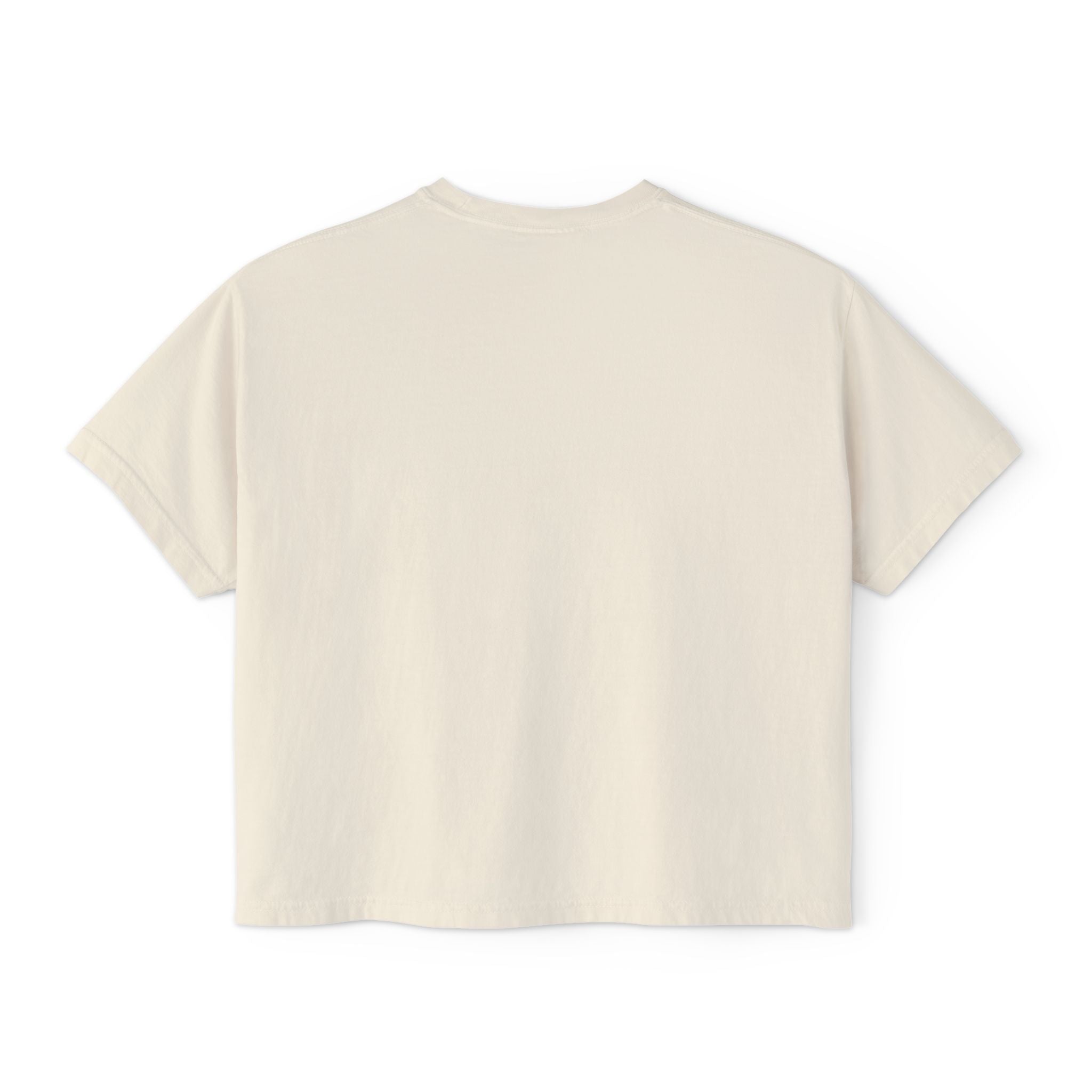 Owl Squad Graphic Tee — Retro Orange Owl Boxy Shirt