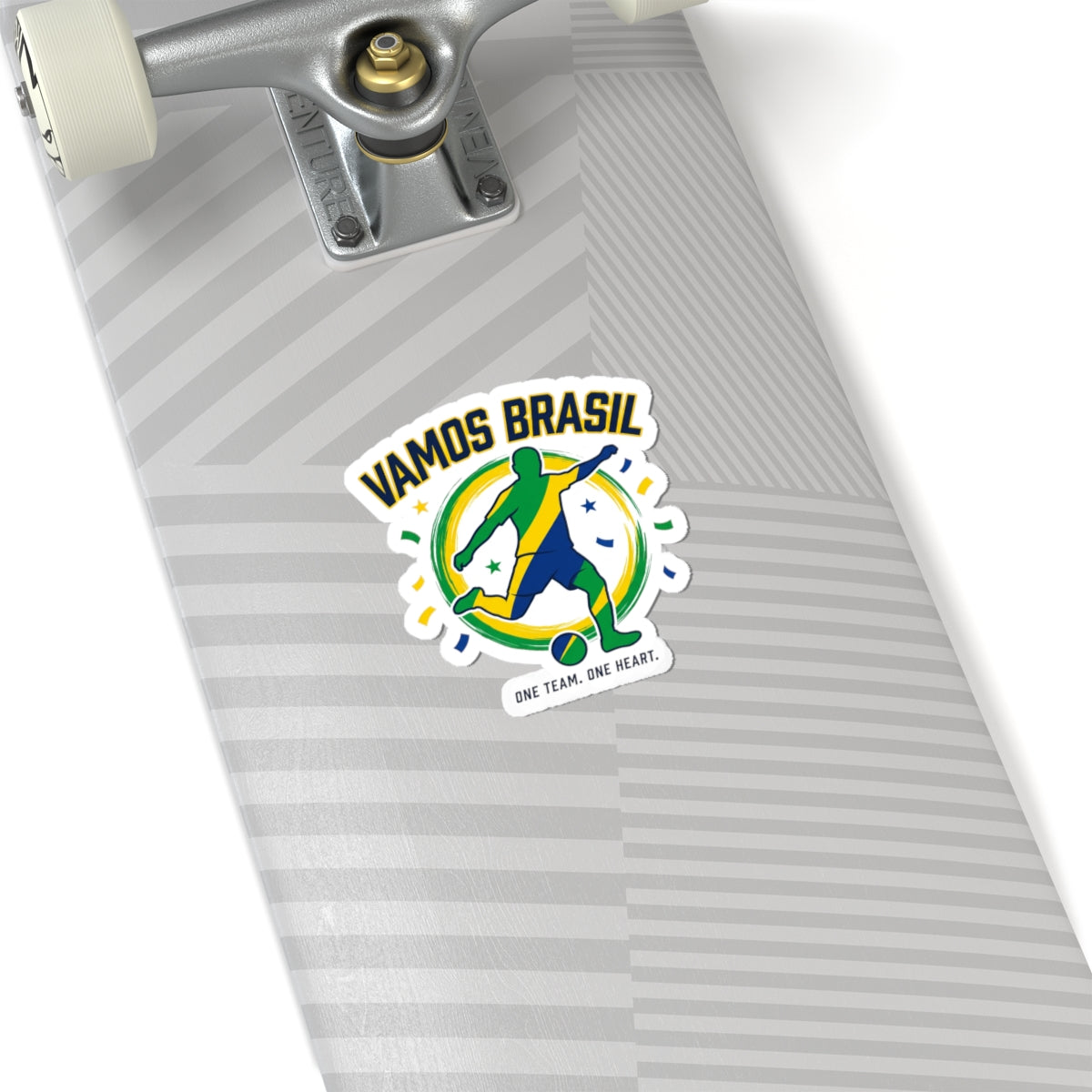 Vamos Brasil Soccer Sticker | Country Pride, Retro Soccer Supporters