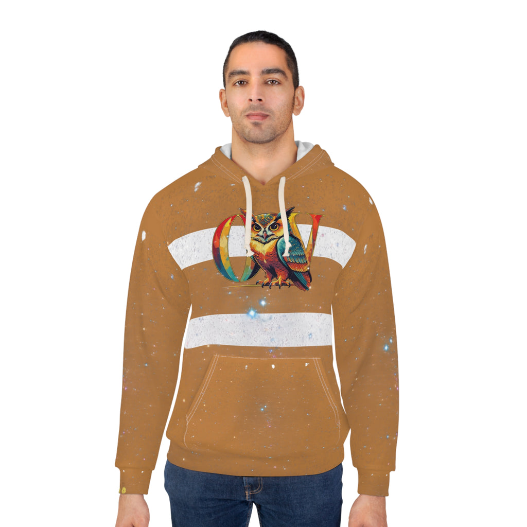 Copy of Owl Love Pullover Hoodie - Colorful Owl with 'Love' Graphic