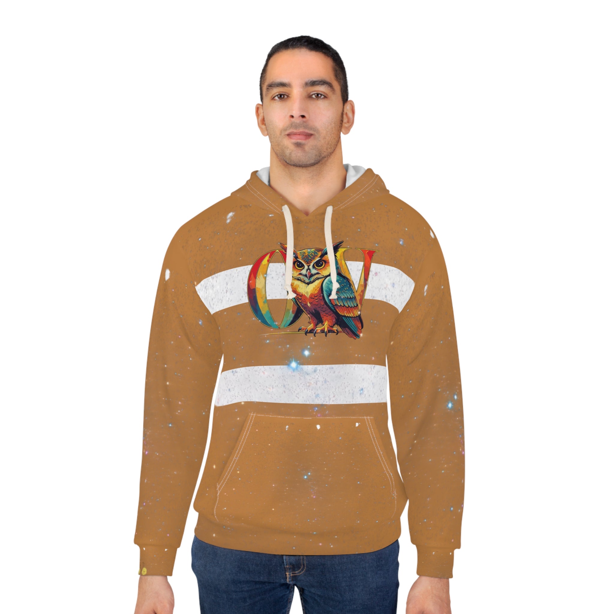 Copy of Owl Love Pullover Hoodie - Colorful Owl with 'Love' Graphic