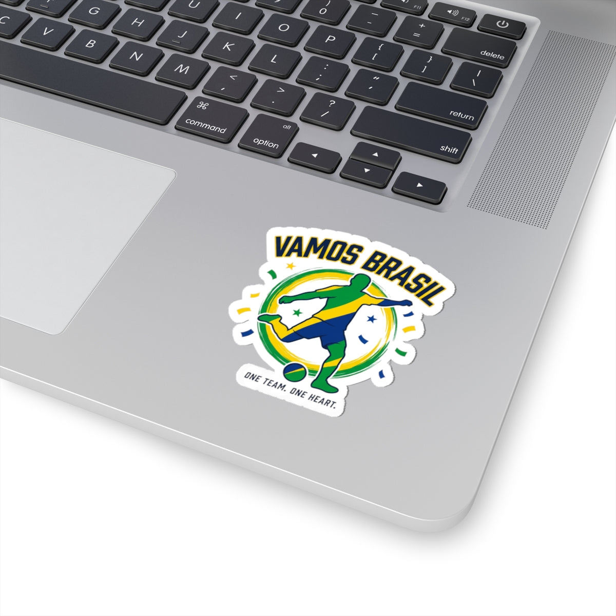 Vamos Brasil Soccer Sticker | Country Pride, Retro Soccer Supporters